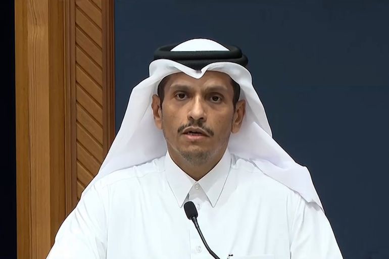الأسبوع في صور 9 رئيس مجلس الوزراء وزير الخارجية القطري الشيخ محمد بن عبد الرحمن آل ثاني، خلال مؤتمر صحفي مع ووزيرة الخارجية الفرنسية كاثرين كولونا