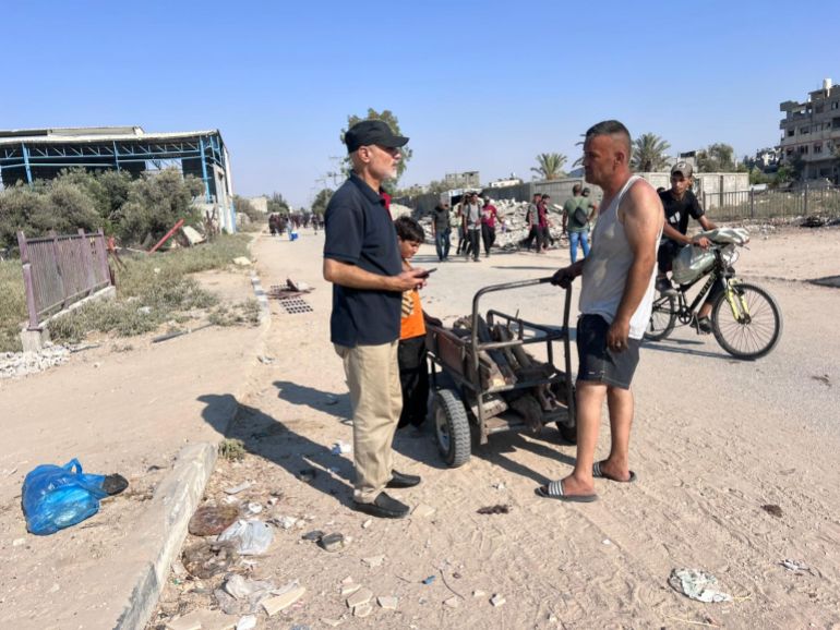 مأساة أب ونجله مع التجويع بغزة 1 أحمد نوفل في حديث خاص لمراسل الجزيرة نت
