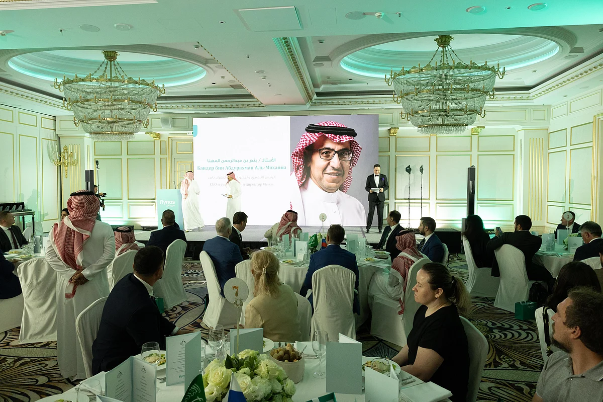 «طيران ناس» يستضيف حفل عشاء في موسكو احتفالاً بربط العاصمة الروسية مع الرياض برحلات مباشرة للمرة الأولى 2 2