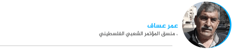 عمر عساف، منسق المؤتمر الشعبي الفلسطيني