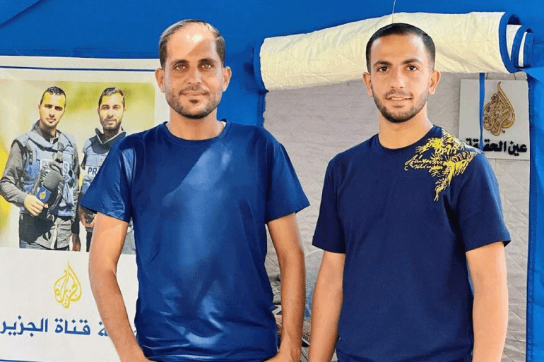 استُشهد مراسلا الجزيرة أنس الشريف ومحمد قريقع جراء قصف إسرائيلي على خيمتهم