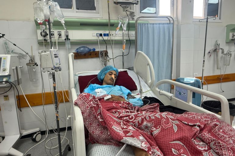 تحذيرات من تهجير مرضى وجرحى قطاع غزة قسريا 1 دينا شاهين "ضيفة التقرير" مصابة حرب تعجز عن الحركة والنزوح لإصابتها البليغة في أحشائها