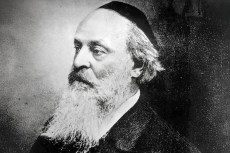 يهود في مواجهة الصهيونية 2 Portrait photograph of Austrian rabbi and historian Moritz Güdemann harvard.edu