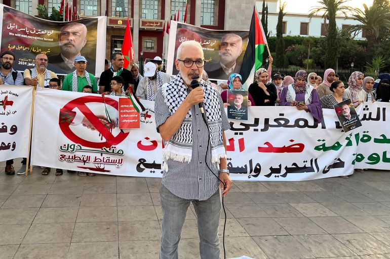 المغرب.. رسائل مؤازرة لفلسطين وغزة بذكرى اغتيال هنية 1 عبد الرحيم الشيخي القيادي في مجموعة العمل الوطنية من أجل فلسطين