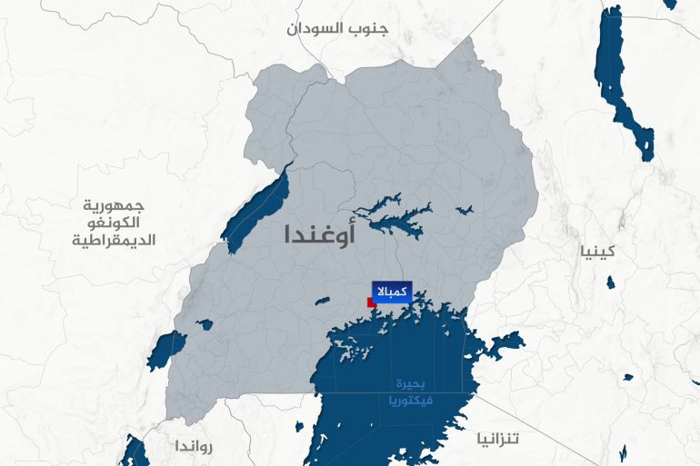 الجنائية الدولية تبدأ محاكمة غيابية لزعيم جيش الرب الأوغندي 1 تصميم خاص خريطة أوغندا