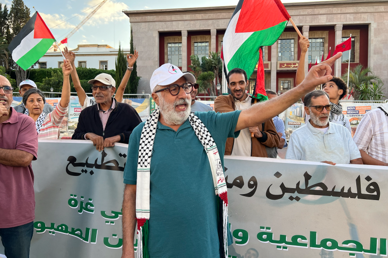 غضب أمام البرلمان المغربي احتجاجا على الهجوم الإسرائيلي على الدوحة 1 4 1757453498