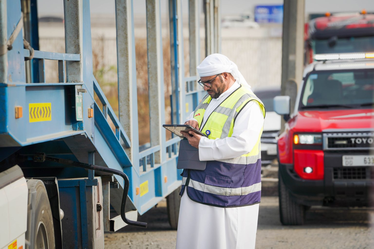 “طرق دبي” تنفذ حملة تفتيشية موسعة للحد من الوقوف العشوائي للشاحنات 1765382873 image