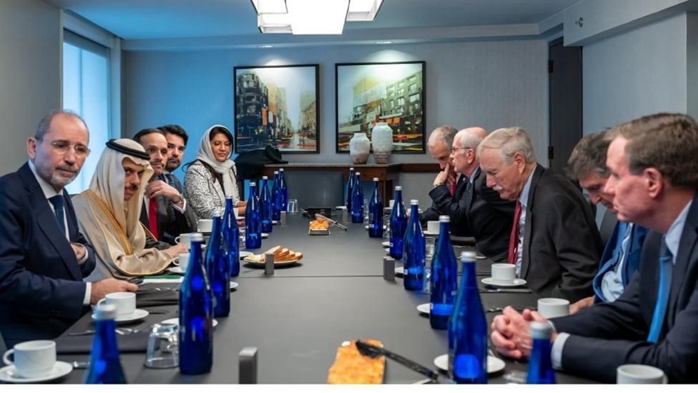 وفد اللجنة الوزارية العربية الإسلامية يجري محادثات رسمية مع وزير الخارجية الأمريكي 1702101492 image