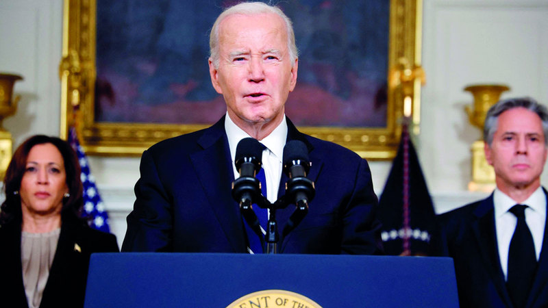 بايدن يسعى إلى «حل الدولتين» في محاولة للحفاظ على مبدأ التسوية 1702249939 image