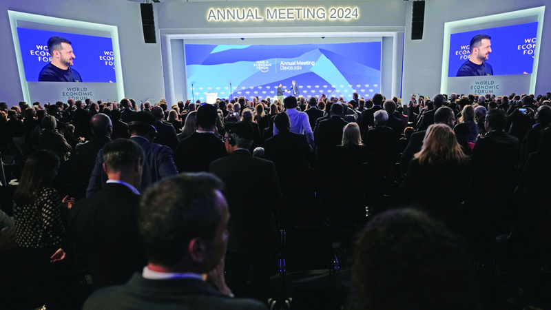 المناخ والذكاء الاصطناعي يحتلان صدارة المحادثات في منتدى دافوس 1705444910 image