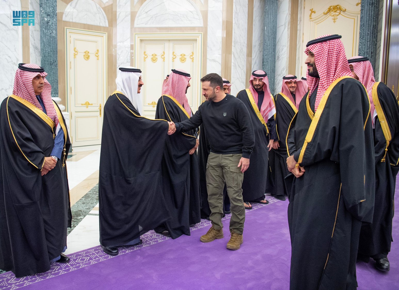 ولي العهد يستقبل الرئيس الأوكراني 2 6666