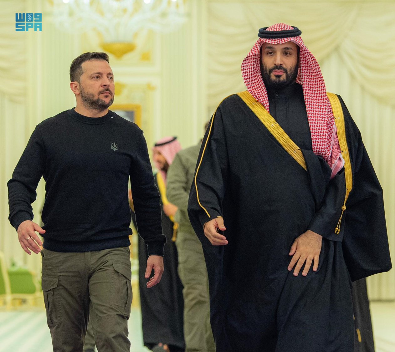 ولي العهد يستقبل الرئيس الأوكراني 5 77777