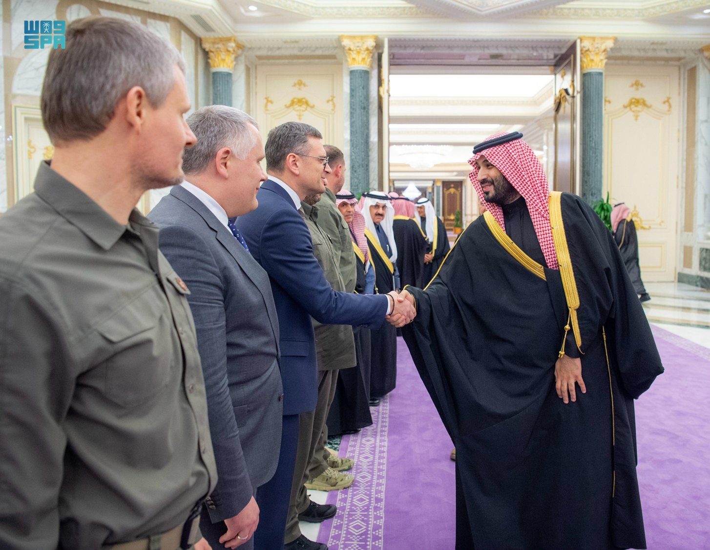ولي العهد يستقبل الرئيس الأوكراني 6 88888