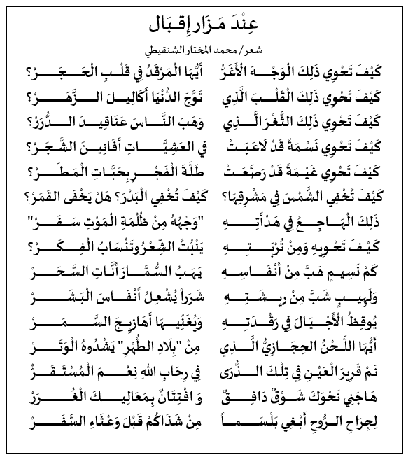 الأسد الباكستاني المتحفز.. رحلتي إلى ديار إقبال وآثاره 8 تسرَّبت أنفاس إقبال إلى قصيدتي شعوريا ولا شعوريا