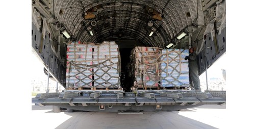 الطائرة الـ 48 من الجسر الجوي الكويتي لإغاثة غزة تصل إلى الأردن محملة بنحو 40 طناً من المساعدات 1228376 1