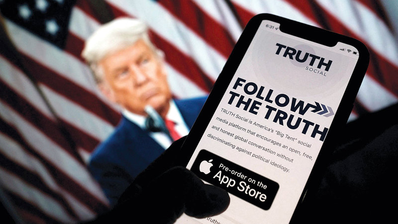 اندماج «دواك» و«تروث» يمنح دونالد ترامب 3 مليارات دولار 1711282549 image