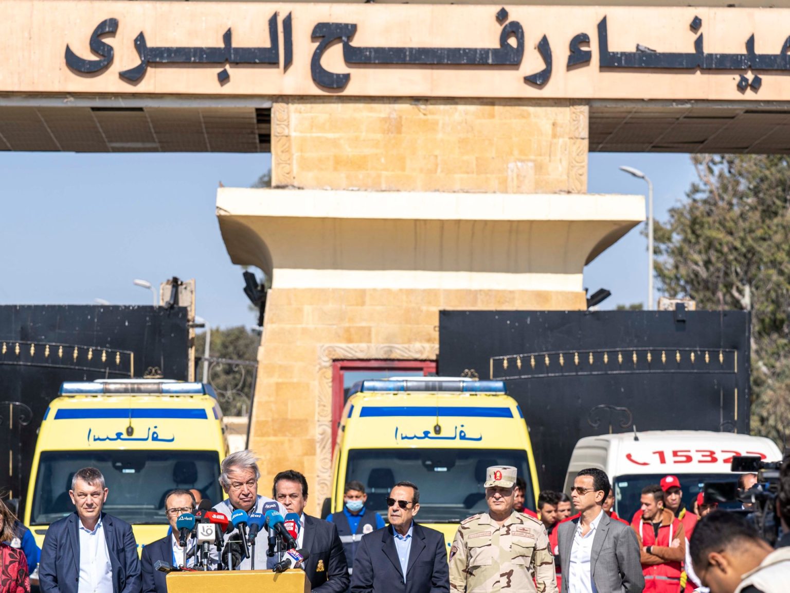 غوتيريش يصوم خلال زيارته معبر رفح تضامنا مع المسلمين بغزة 2106840562 1711318067