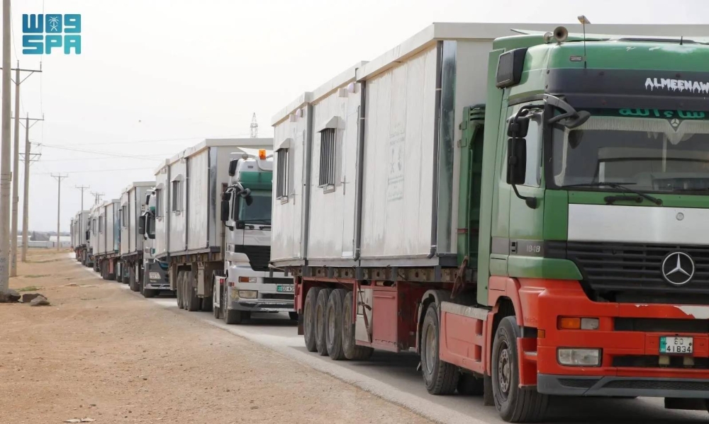 «سلمان للإغاثة» يدشن مشروع تأمين البيوت المتنقلة للاجئين السوريين بمخيم الزعتري 2371585