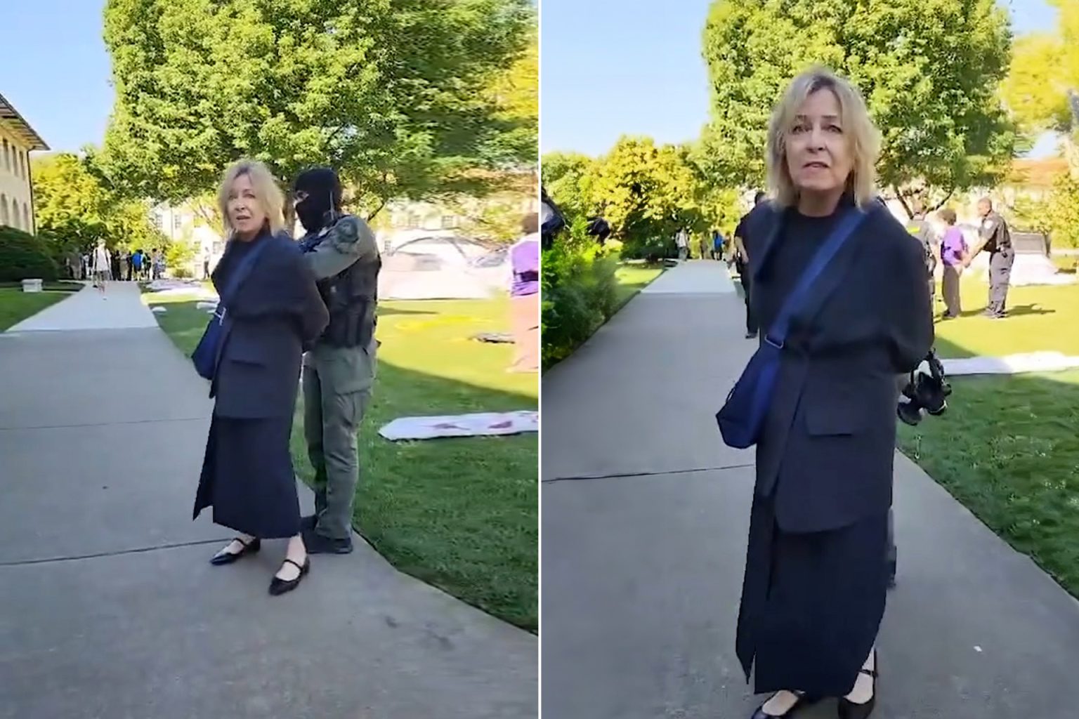 شاهد.. لحظة اعتقال الشرطة رئيسة قسم الفلسفة بجامعة إيموري الأميركية 0 1714112788