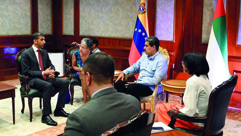 الإمارات وفنزويلا تبحثان الفرص في القطاعات الاستثمارية والتجارية 1713661742 image