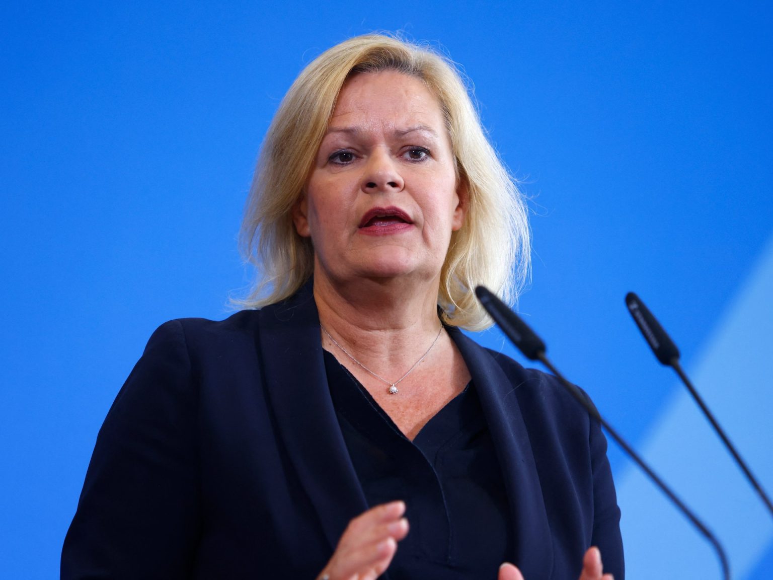 ألمانيا تتهم الصين بالتجسس على البرلمان الأوروبي وبكين ترد Nancy Faeser 3 1698917741