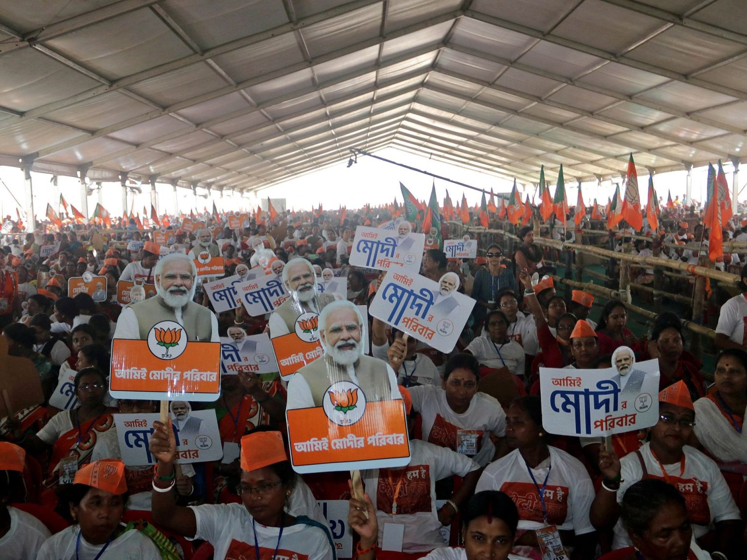 على وقع القمع والتطرف الديني.. بدء الانتخابات الهندية وترجيح فوز مودي RC2P77ACMUXP 1713534723