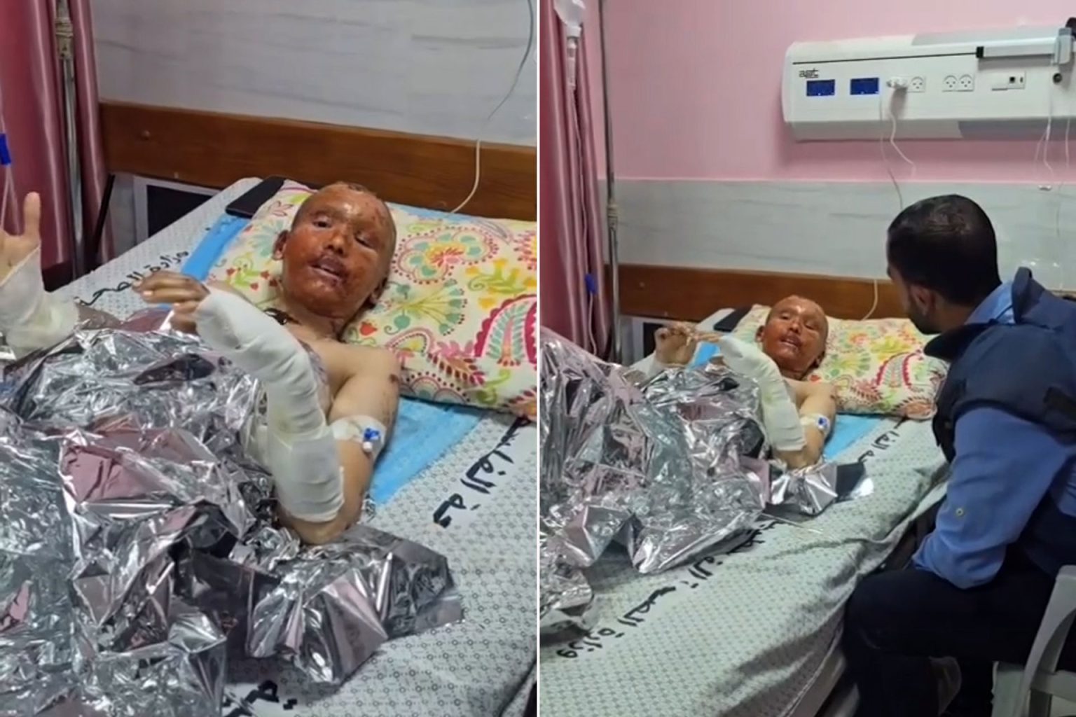 “بدّي توصل رسالتي للعالم”.. استغاثة طفل غزي نجا من مجزرة مجمع الشفاء Untitled 2 1712234696