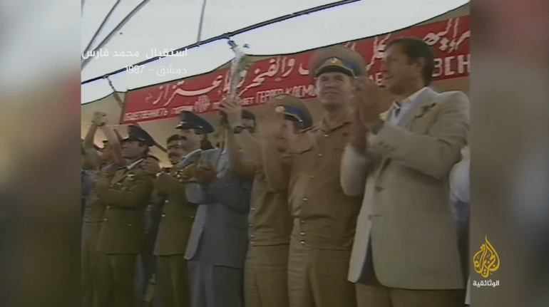 محمد فارس استقبال