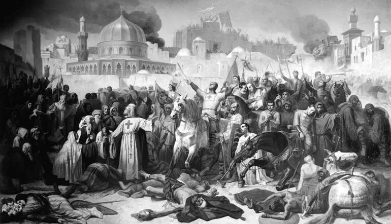 يوم أكل الصليبيون لحوم سكان معرة النعمان.. هل نسيت أوروبا تاريخها؟ 5 مجزرة معرة النعمان وقعت أثناء الحملة الصليبية الأولى (مواقع التواصل)