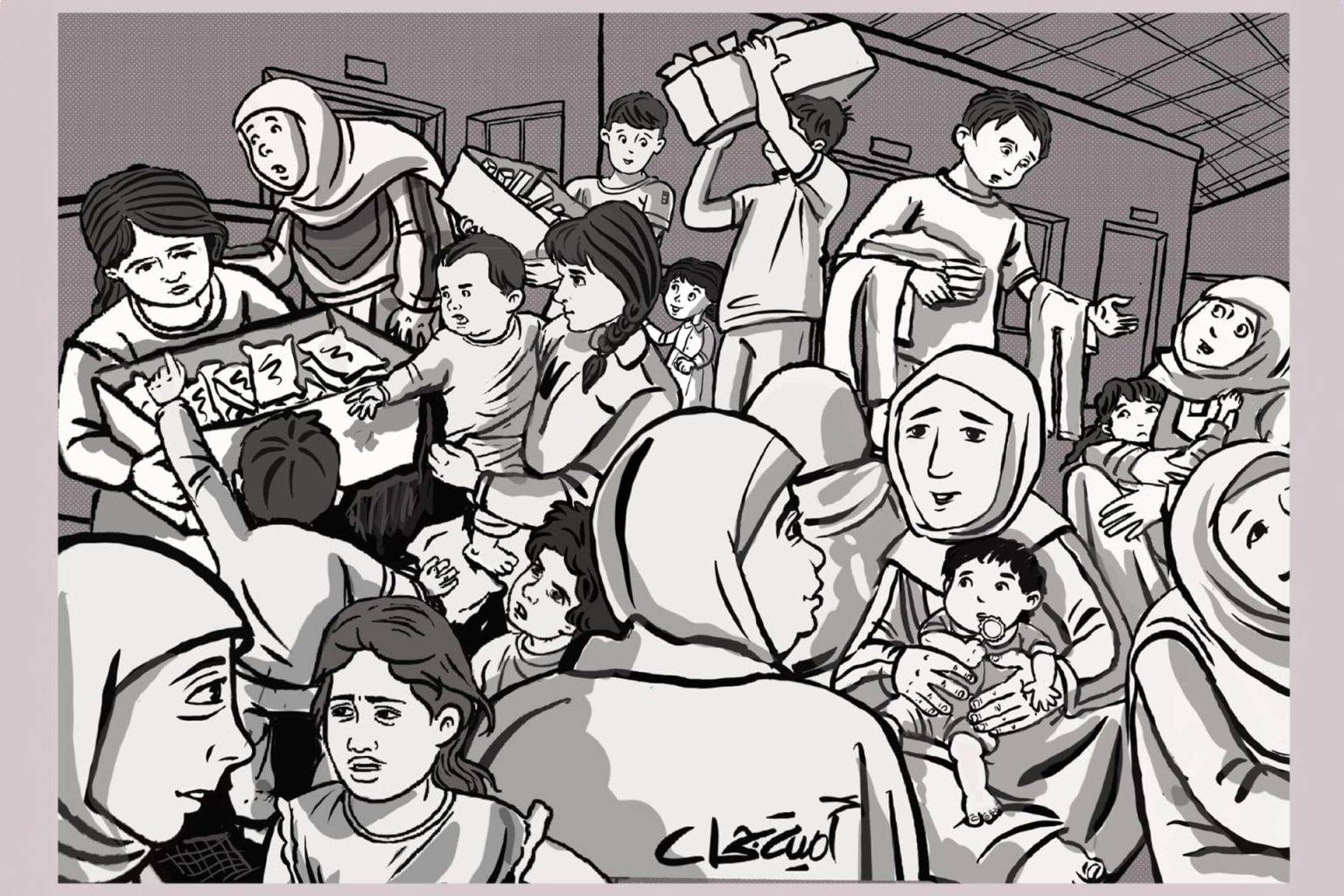 أمية جحا تكتب: يوميات فنانة تشكيلية من غزة نزحت قسرا إلى عنبر الولادة القيصرية (7) 6 1715491821