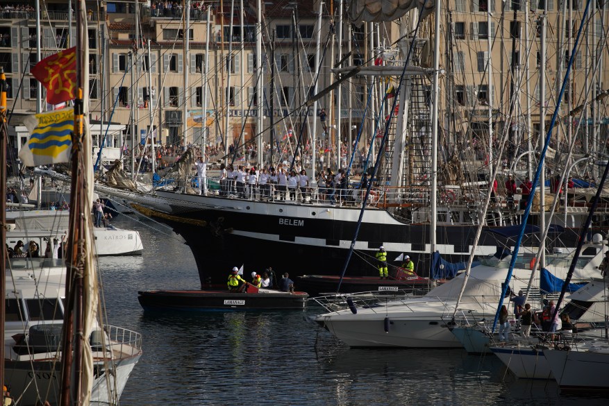 belem three masted sailing ship 81471794
