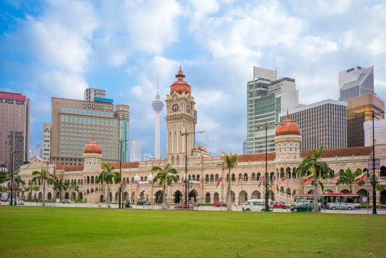 sultan abdul samad building in Kuala Lumpur, Malaysia