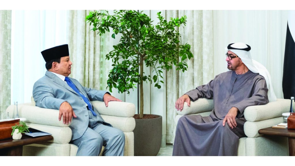 رئيس الدولة والرئيس الإندونيسي يبحثان تعزيز علاقات التعاون 1744235618 image