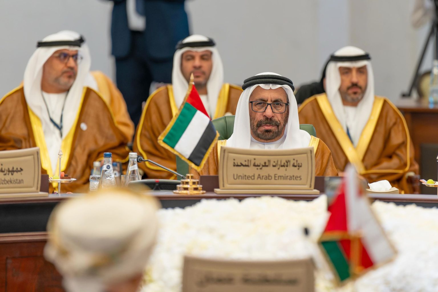 المرر يترأس وفد الإمارات في الاجتماع الوزاري للحوار الاستراتيجي بين مجلس التعاون ودول آسيا الوسطى 1744834769 image