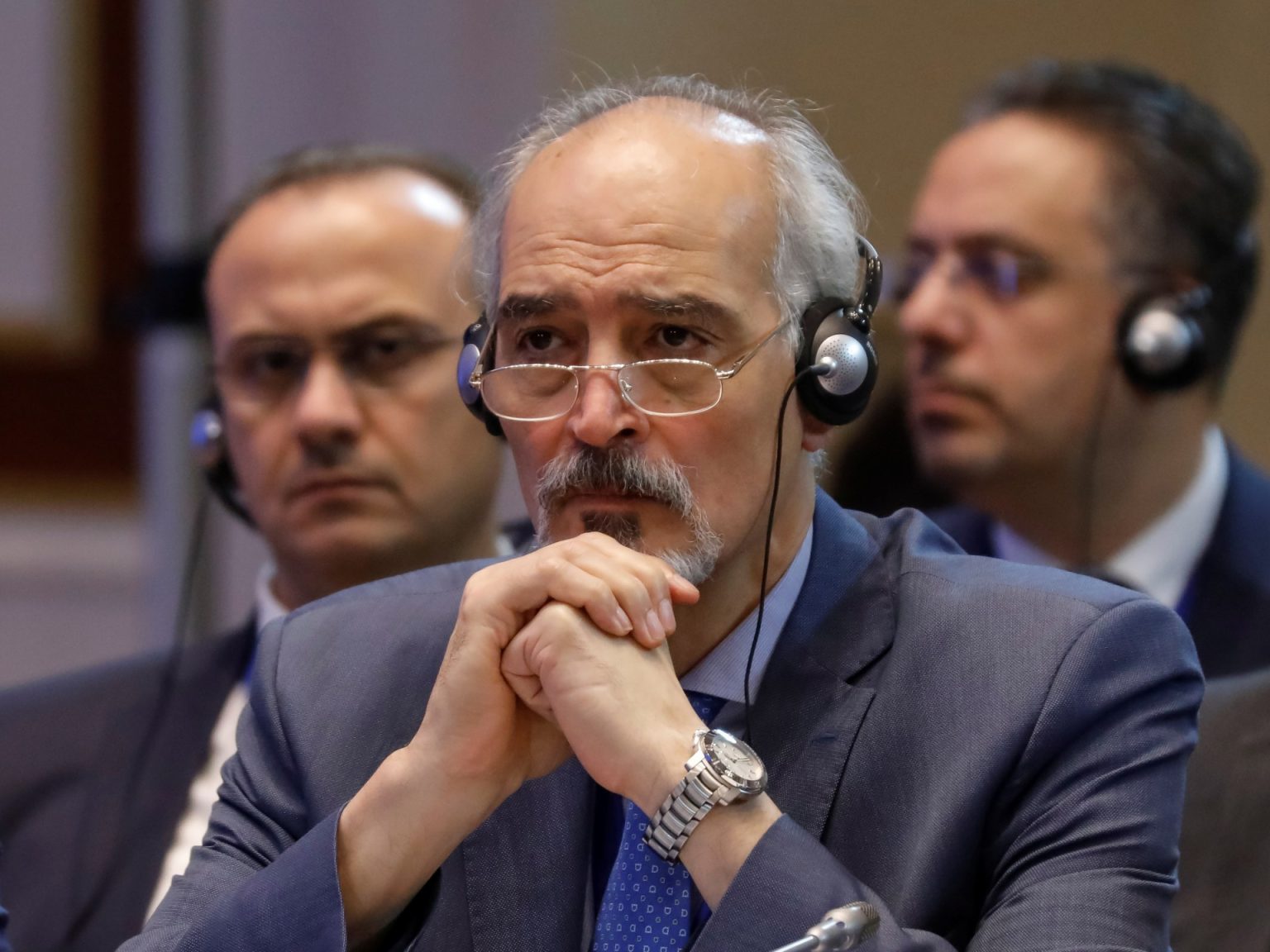 تاس: بشار الجعفري يطلب اللجوء إلى روسيا 2URITY 1744650491