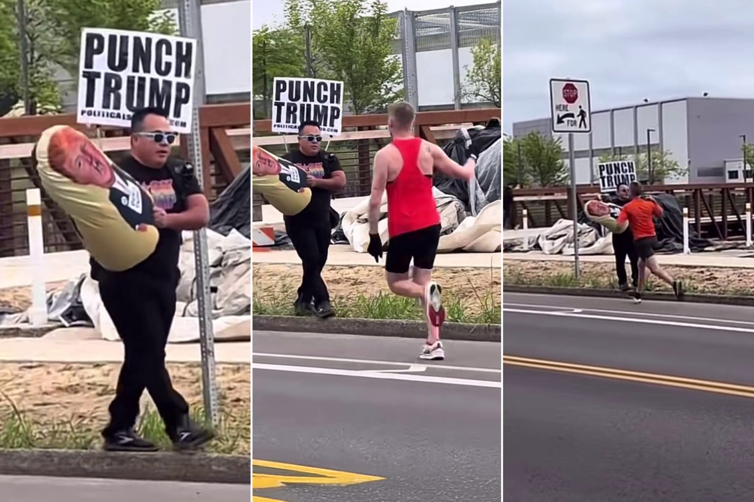 “وجّه لكمة لترامب”.. مبادرة في سباق ماراثون تلقى تجاوبا كبيرا 56ty 1745951528