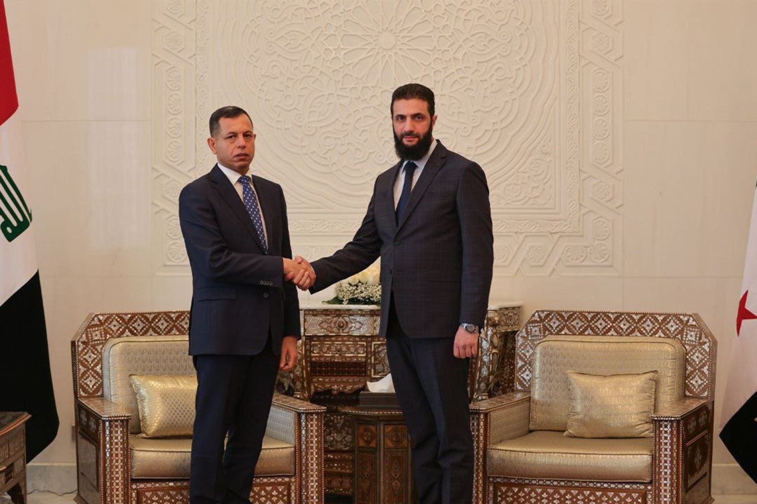 رئيس المخابرات العراقية يقود وفدا حكوميا إلى سوريا GfugOlhWQAESSHb 1745588850