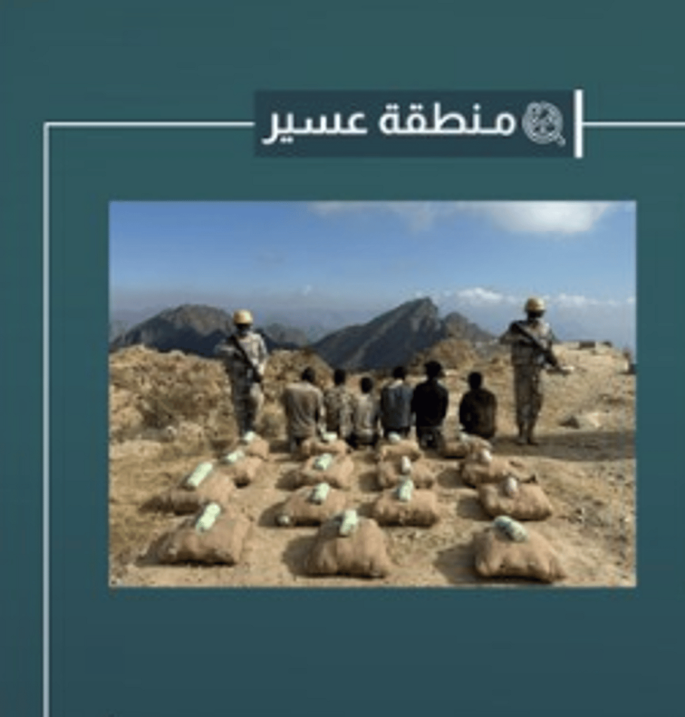 القبض على 6 مخالفين لتهريبهم 225 كيلوجرامًا من القات المخدر في عسير ajel2F2025 03 132Fl1m6g3fg2FScreenshot 2025 03 13 171014