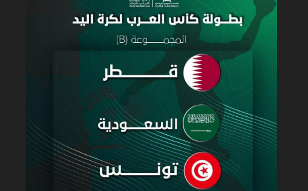 قرعة كأس العرب لكرة اليد تضع المنتخب السعودي في المجموعة الثانية ajel2F2025 04 262Fhohnruv62FCapture