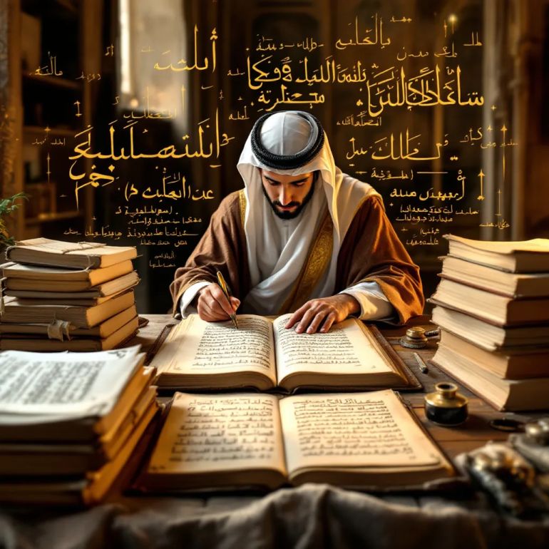 كتاب "مقومات النظرية اللغوية العربية".. قراءة تحليلية دقيقة للتراث النحوي 19 يعرض كتاب "مقوّمات النظرية اللغوية العربية" جذور قواعد النحو العربي، علاقتها بالمعنى، تحليل الشذوذ، وتأثير التراث بالنظريات الحديثة (مولدة بالذكاء الاصطناعي)