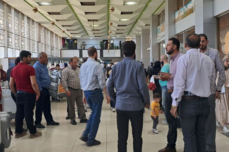 فرحة مضاعفة ..هكذا تبدو أولى رحلات الحج من دمشق 24 لقفطة عامة مطار دمشق الدولي
