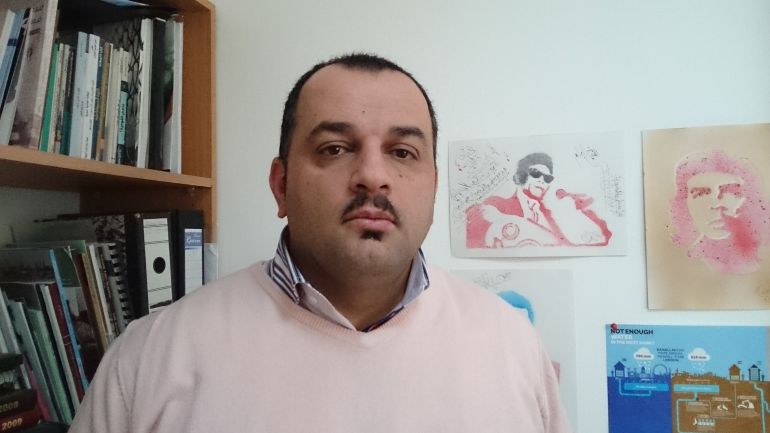 في يومهم العالمي.. عمال القدس يشتكون البطالة والعنصرية 20 5-رامي صالح مدير مركز القدس للمساعدة القانونية وحقوق الإنسان(الجزيرة نت).JPG
