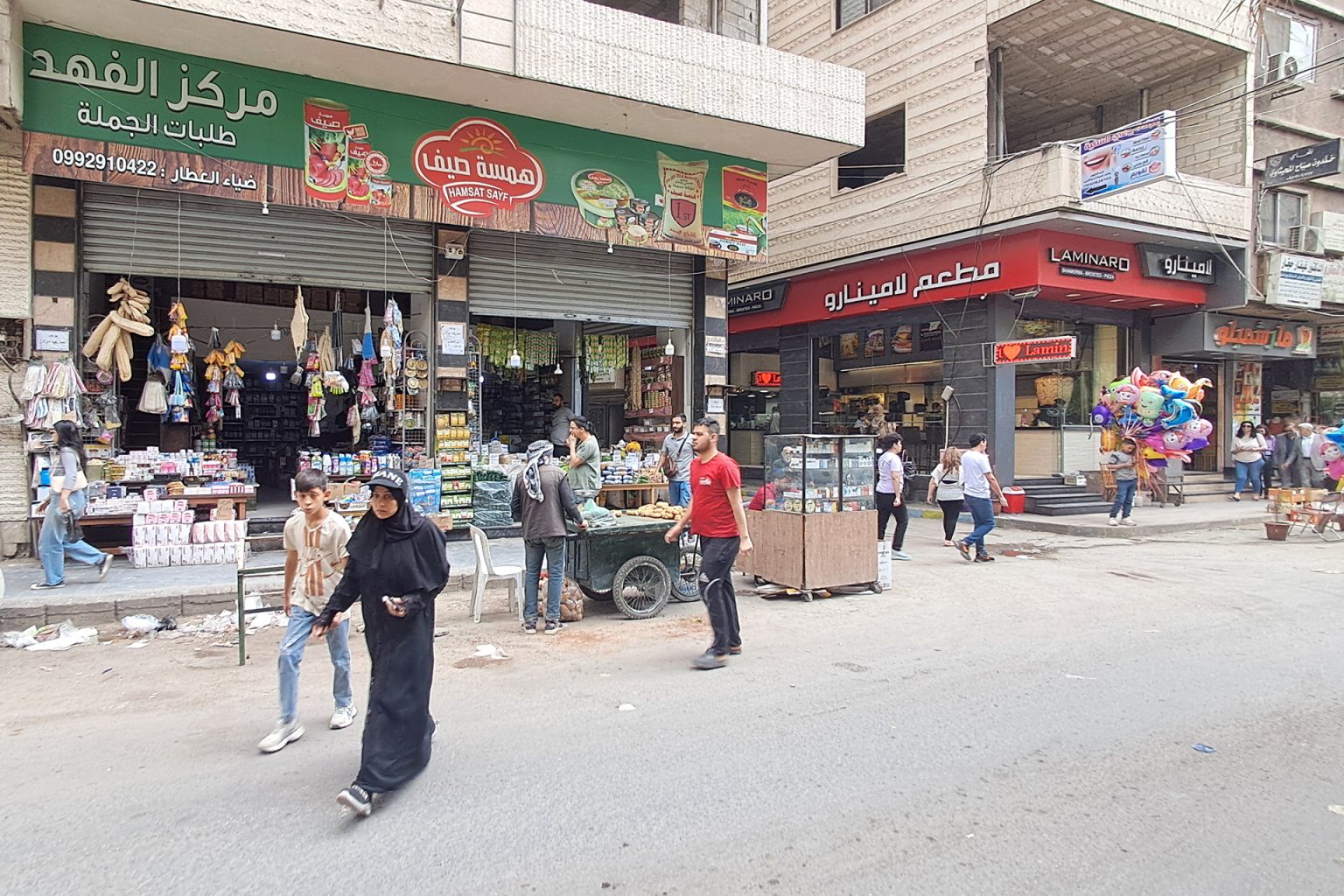 عودة مظاهر الحياة إلى مدينة جرمانا بعد استكمال الترتيبات الأمنية فيها 001 1746371095