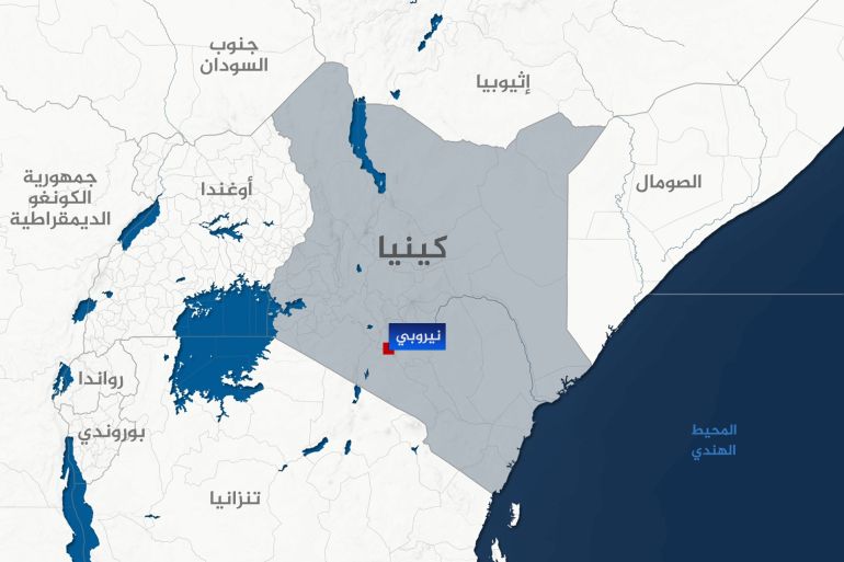 السودانيون في كينيا.. محاولة اندماج لا تخلو من صعوبات 25 تصميم خاص - خريطة كينيا -