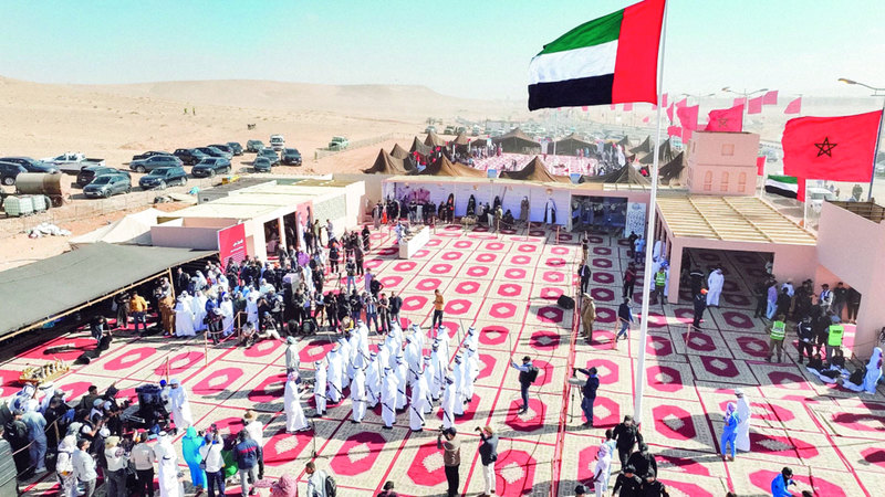 موروث الإمارات الثقافي والتراث غير المادي يتألق في «طانطان» 1747362917 image