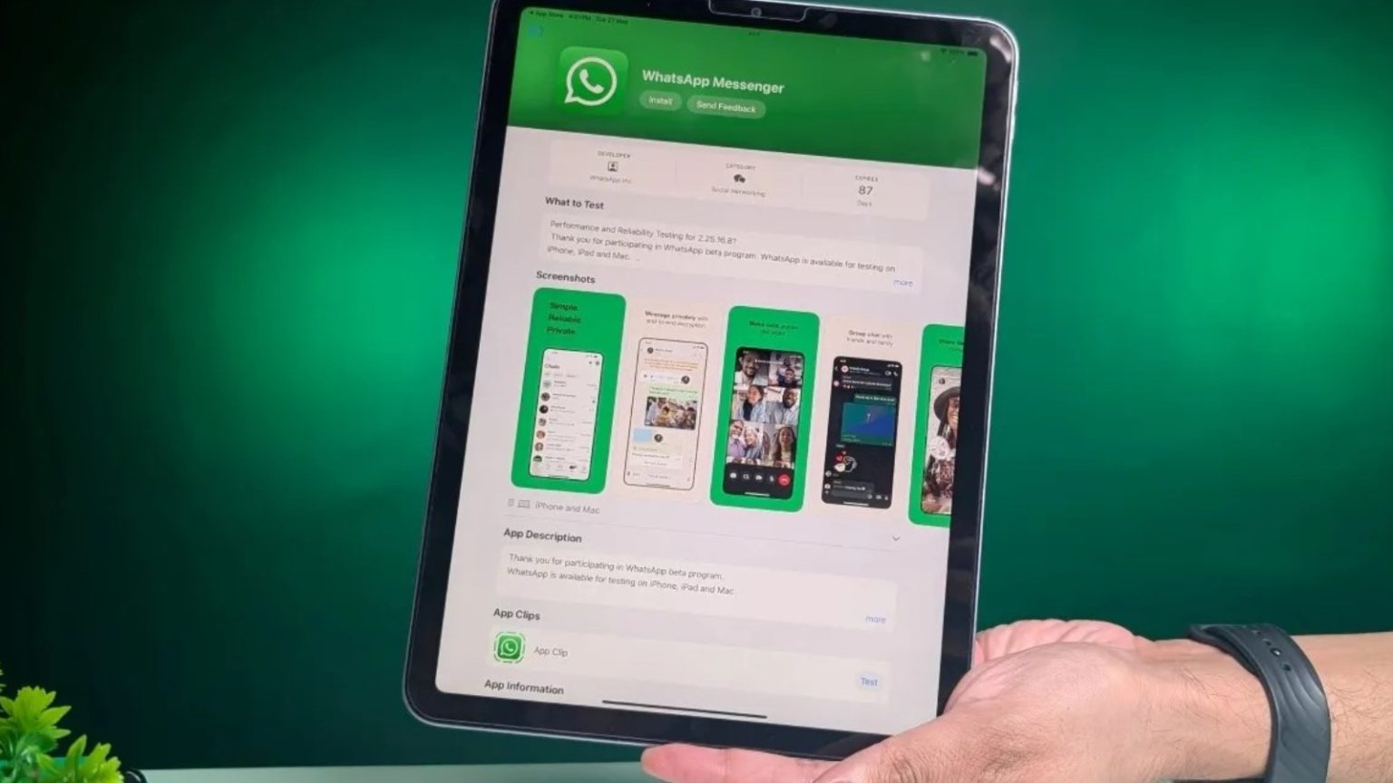 أخيراً وبعد انتظار طويل .. “واتساب” خاص يمكن تنزيله على الـ”آيباد” 1748514521 image