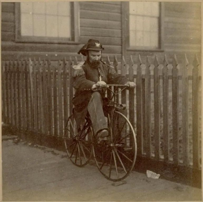 A photograph of Emperor Norton taken in 1869 in San Francisco [Courtesy of the Collection of the Bancroft Library]