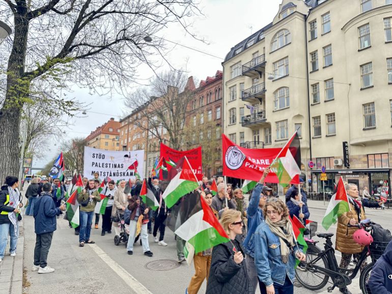 في عيد العمال.. مظاهرات نقابية واشتباكات ومطالب بتحسين الأجور 20 International Labour Day in Sweden