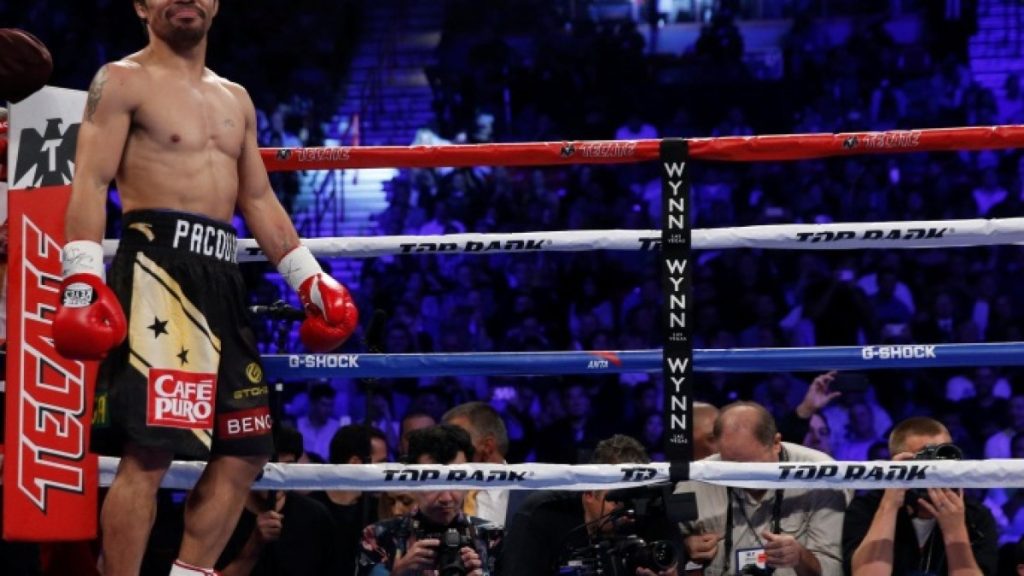 بعد 4 سنوات من اعتزاله.. الملاكم الأسطوري باكياو يستعد لخوض نزال عالمي 44ffa7ee 6b93 4e3e 867c f980a931f612