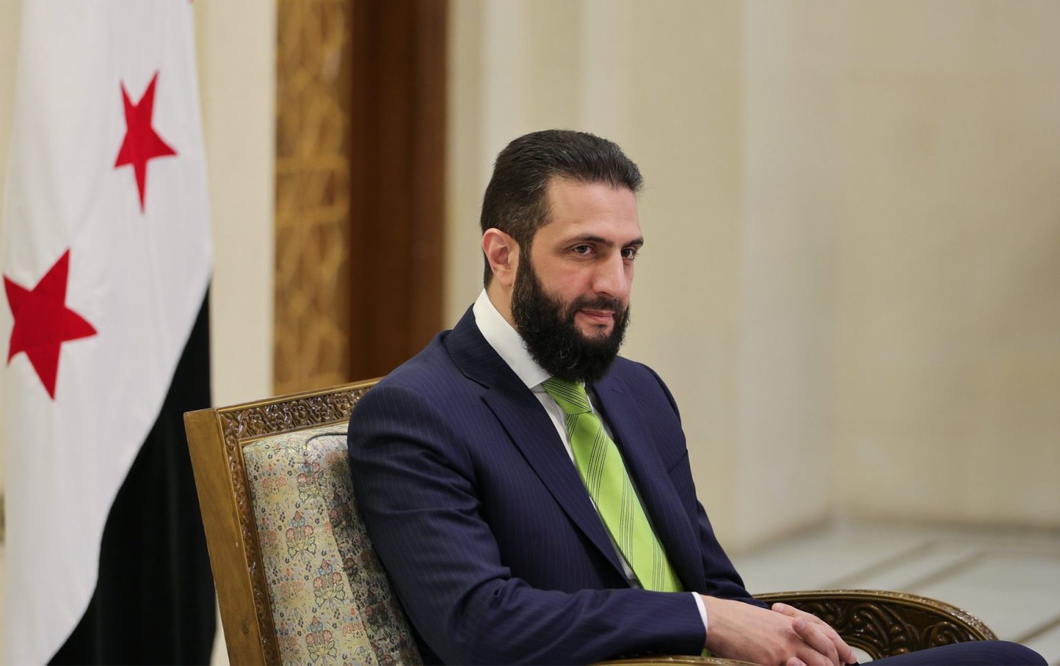 ماكرون يستقبل الشرع غدا في أول زيارة للرئيس السوري إلى أوروبا Gme6bW3a4AAORLU 1743160029